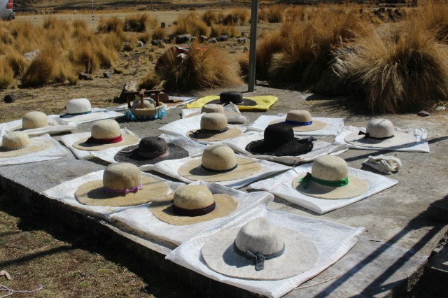 14 Sombreros secando