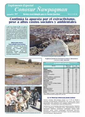 Suplemento especial sobre extractivismo y contaminación ambiental