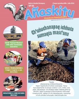 Revista Infantil Añaskitu Nº 93 – Ch’uñuchanapaq ichhuta sumaqta mast’ana