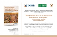 Marginalización de la agricultura campesina e indígena