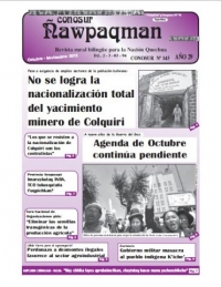Revista rural bilingüe Conosur Ñawpaqman 145