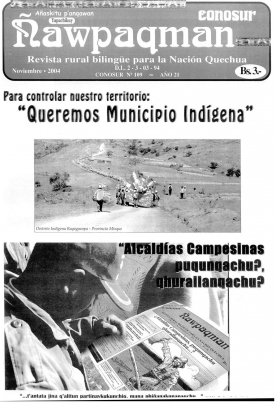 Revista rural bilingüe Conosur Ñawpaqman 109