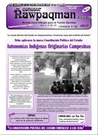 Revista rural bilingüe Conosur Ñawpaqman 138