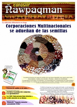 Conosur Ñawpaqman Nº 158: Corporaciones Multinacionales se adueñan de las semillas