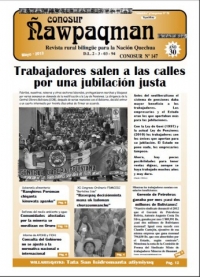 Revista rural bilingüe Conosur Ñawpaqman 147