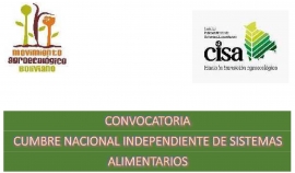 CONVOCATORIA: Cumbre Nacional Independiente de Sistemas Alimentarios (23 de julio 2021)